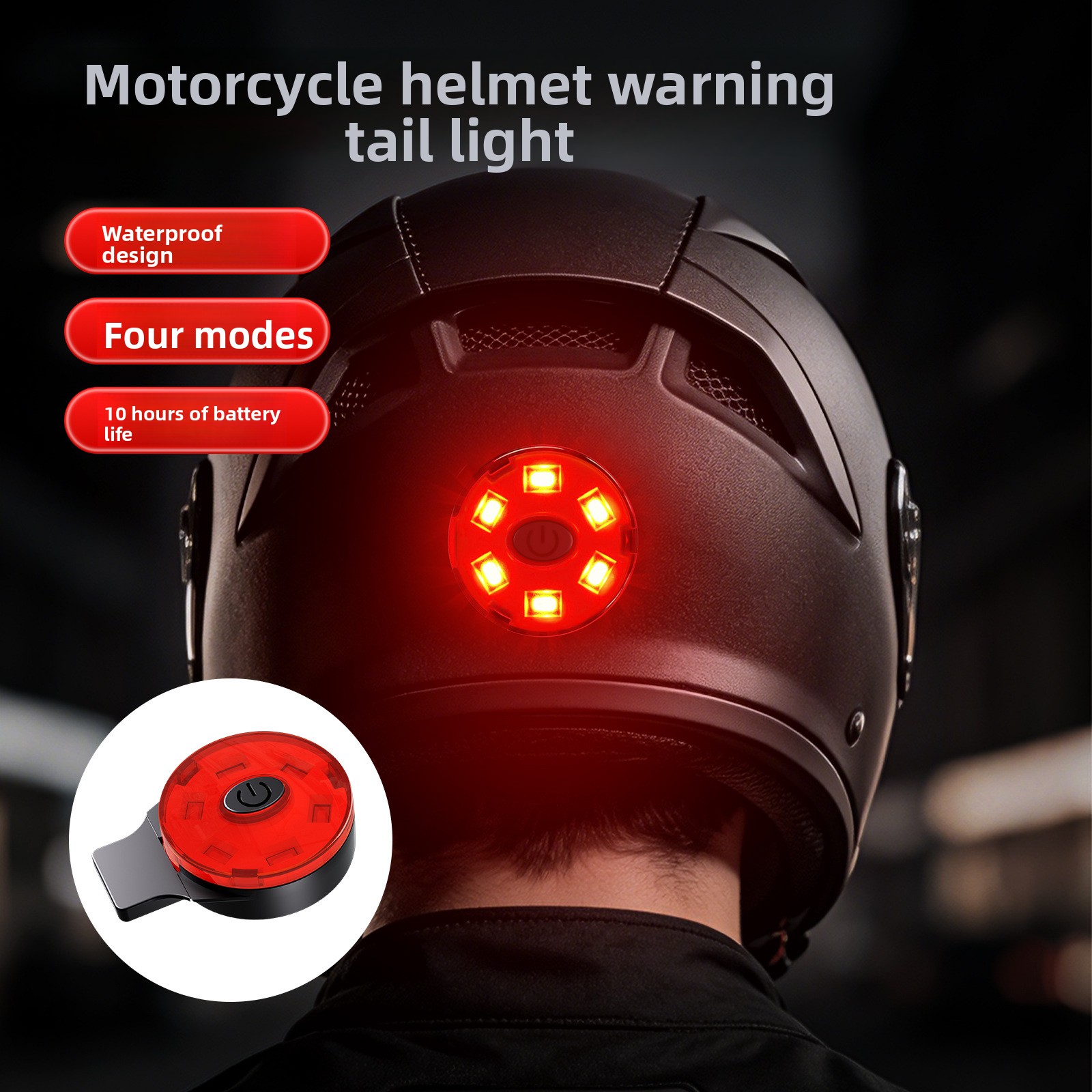 USB Rechargeable LED Helmet Ta – Sos Light Strobe recenzja i cena
