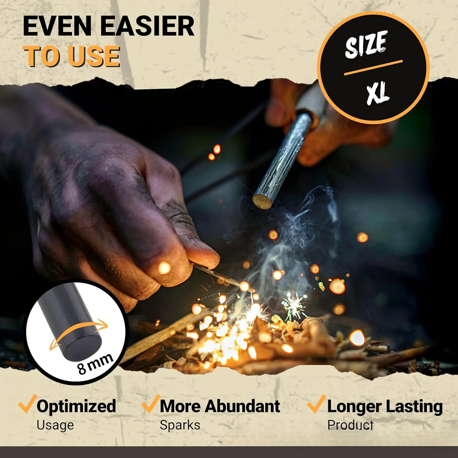 Portable Outdoor Flint and Ste – Magnesium Fire Starter recenzja i cena
