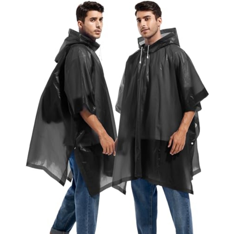 2 Pack Rain Ponchos for Adults – Emergency Poncho Rain recenzja i cena