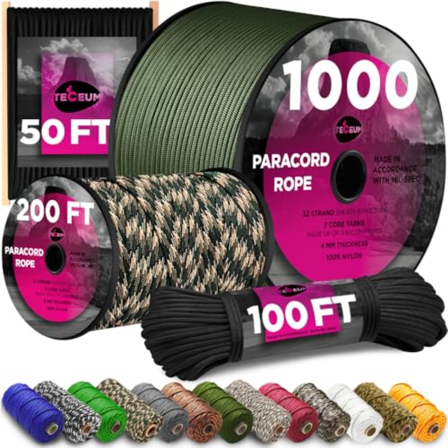 Paracord Rope 750 lb 1000ft/ 2 – Para Cord 1000Ft recenzja i cena