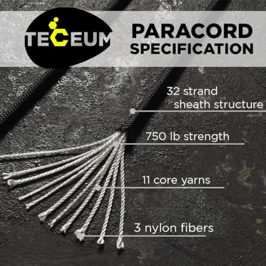 Paracord Rope 750 lb 1000ft/ 2 – Para Cord 1000Ft recenzja i cena