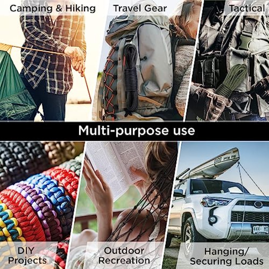 Paracord Rope 750 lb 1000ft/ 2 – Para Cord 1000Ft recenzja i cena