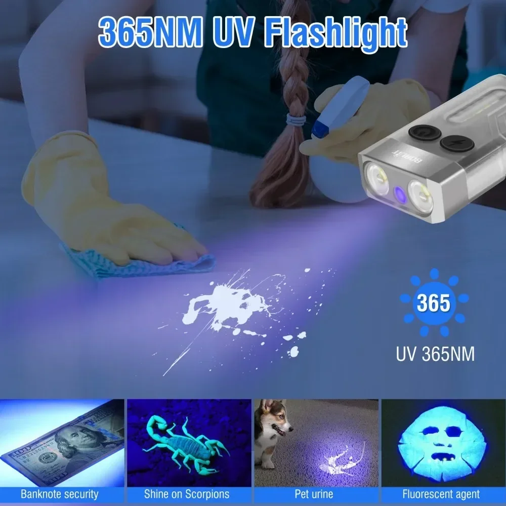 BORUiT V10 Keychain UV LED EDC – Fishing Kit Compact recenzja i cena