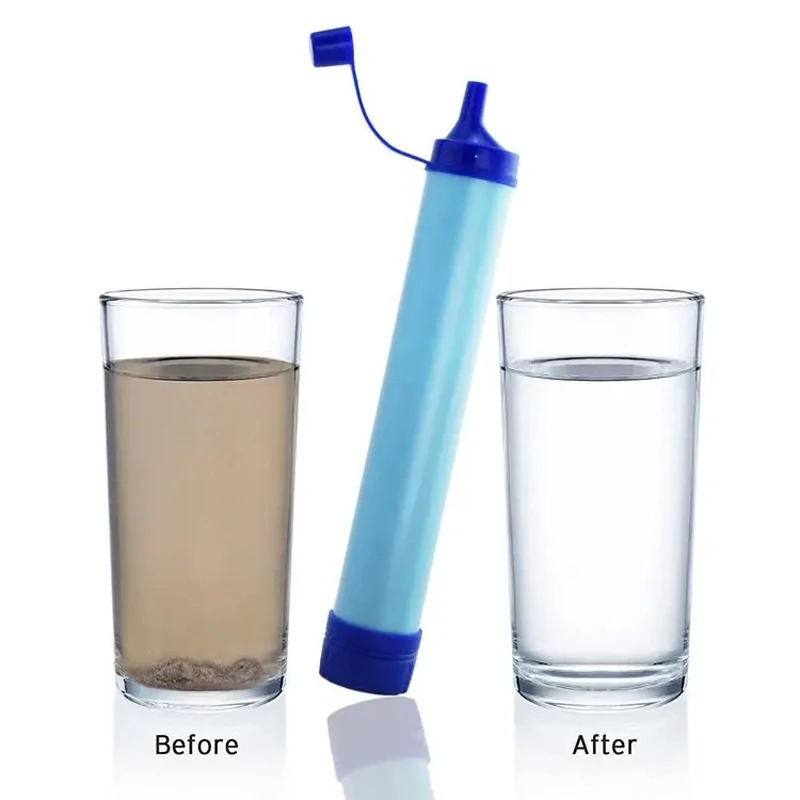 1pc Outdoor Mini Water Filter  – Water Purification Straw recenzja i cena