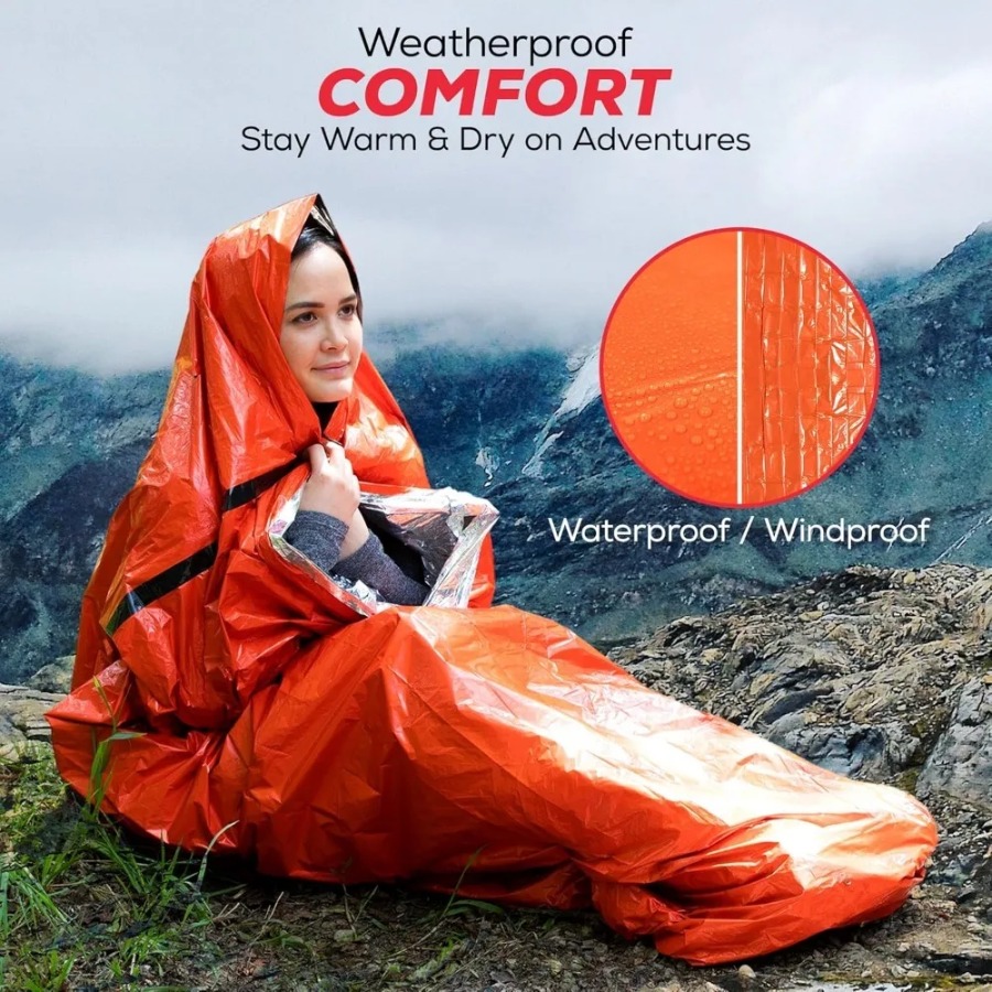 1PC Anti-rain Emergency Sleepi – Emergency Mylar Tent recenzja i cena