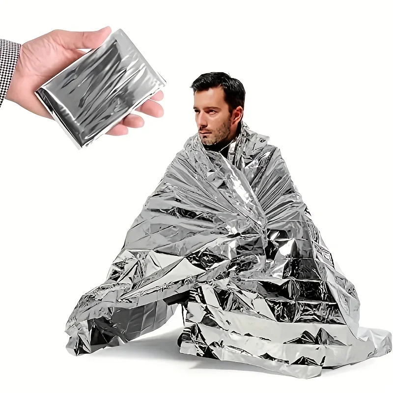 1pcs Outdoor survival portable – Survival Blanket Reflective recenzja i cena
