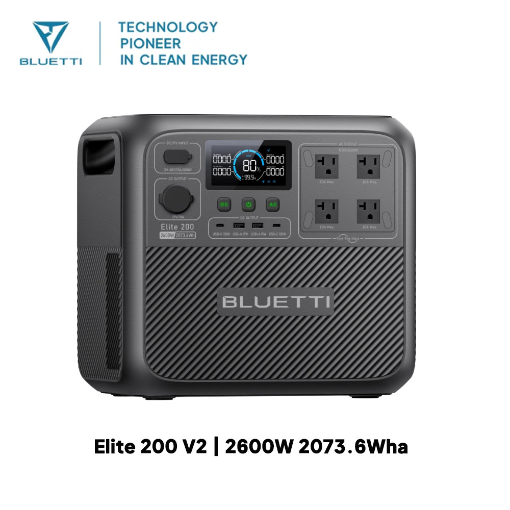 【Renew】BLUETTI Elite 200 V2 Po – Solar Emergency Charger recenzja i cena