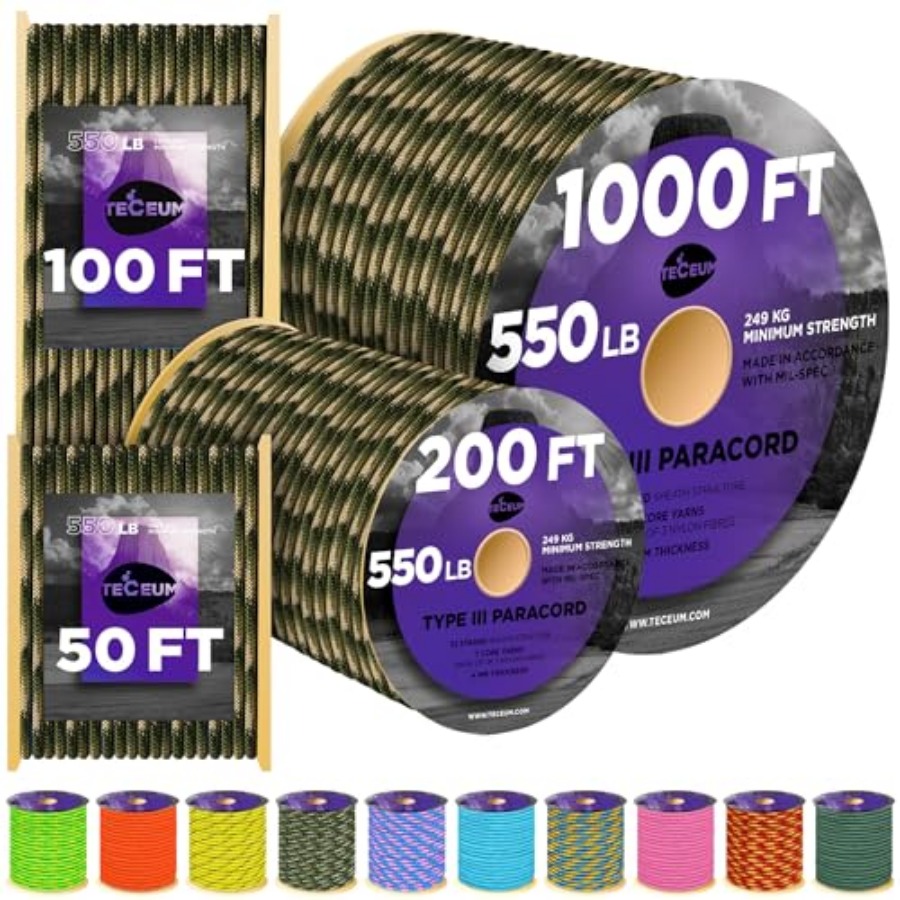 Reflective Paracord Rope 1000  – Para Cord 1000Ft recenzja i cena