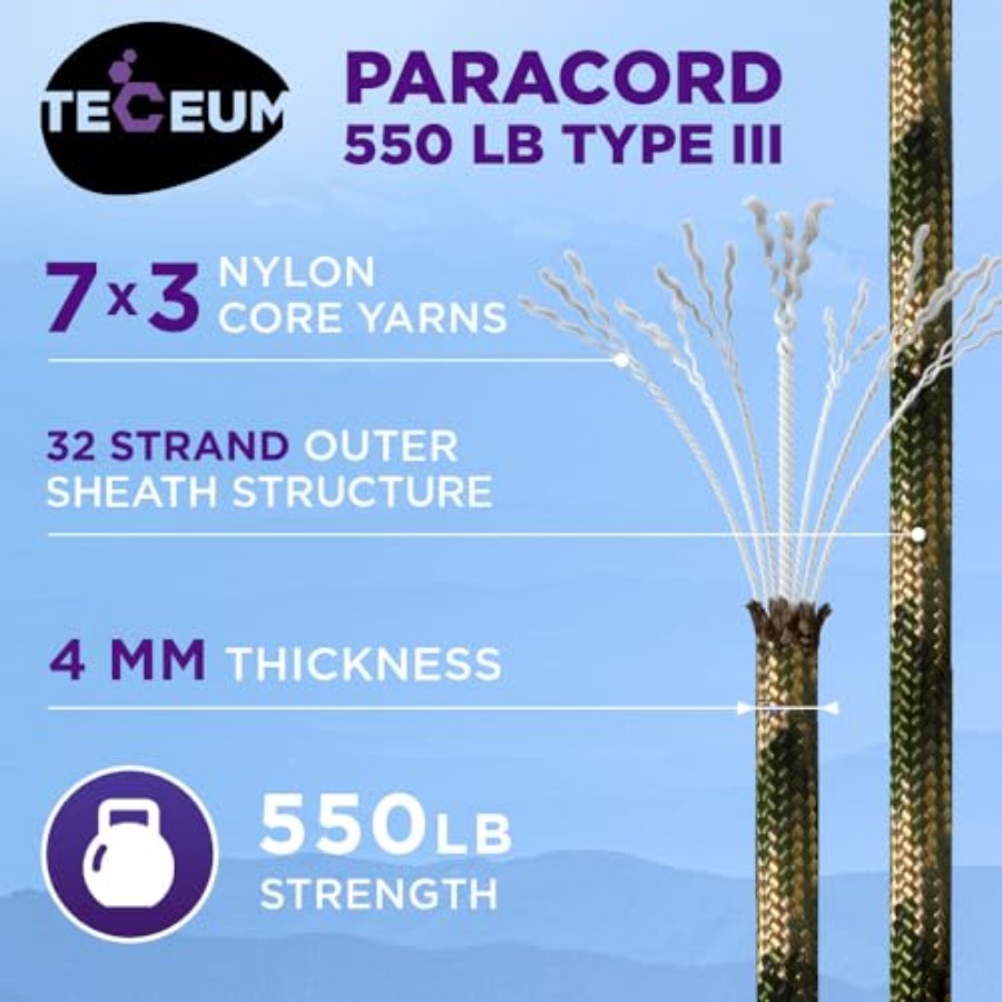 Reflective Paracord Rope 1000  – Para Cord 1000Ft recenzja i cena