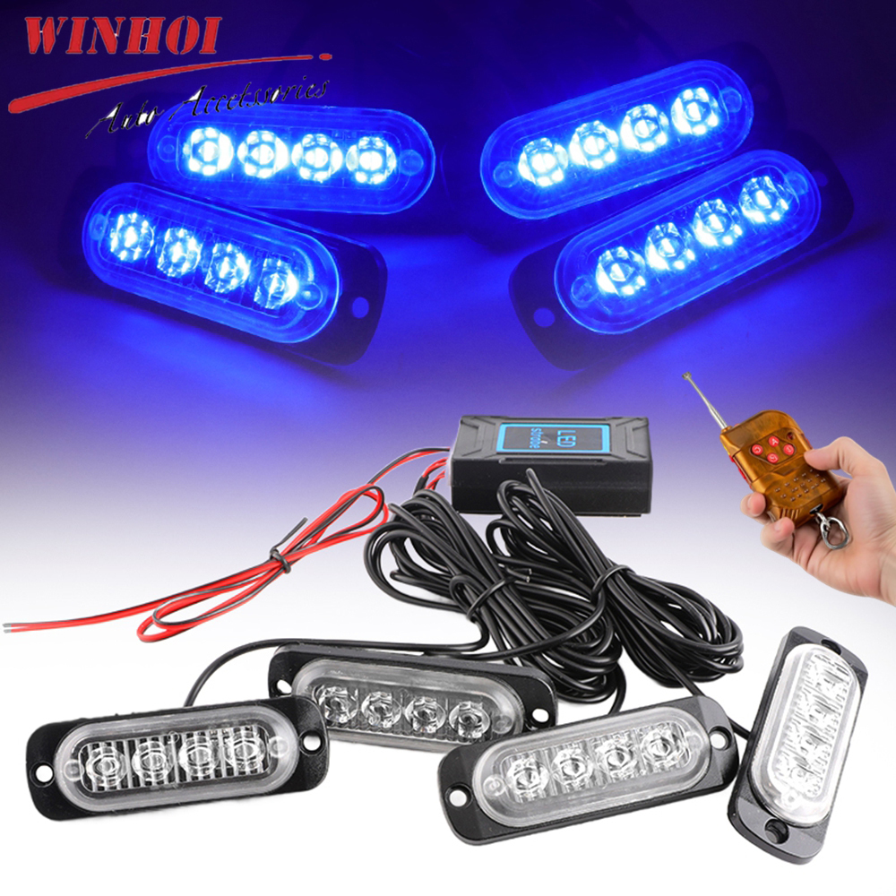 Wireless Grille Police Lights  – Sos Light Strobe recenzja i cena
