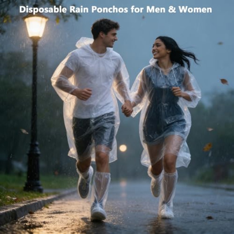 Disposable Rain Ponchos for Ad – Emergency Poncho Rain recenzja i cena