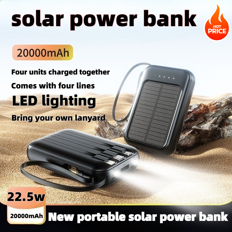 50000mAh Solar Power Bank Supe – Solar Emergency Charger recenzja i cena