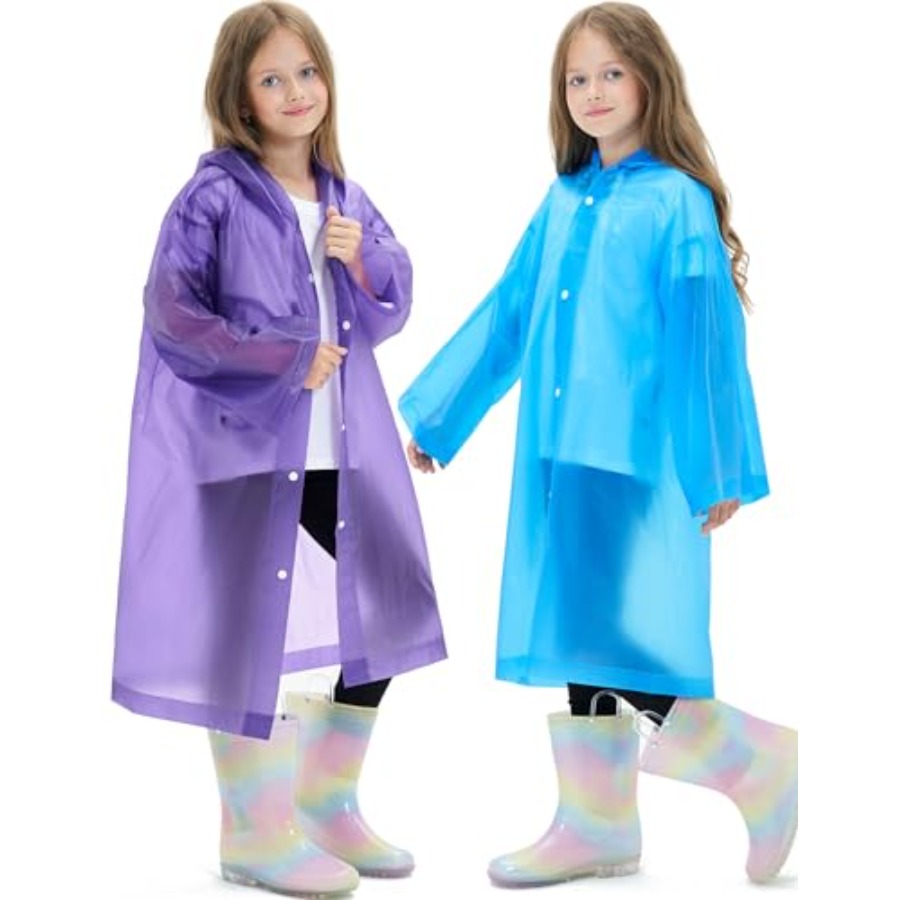 2 Pack Reusable Waterproof Rai – Emergency Poncho Rain recenzja i cena