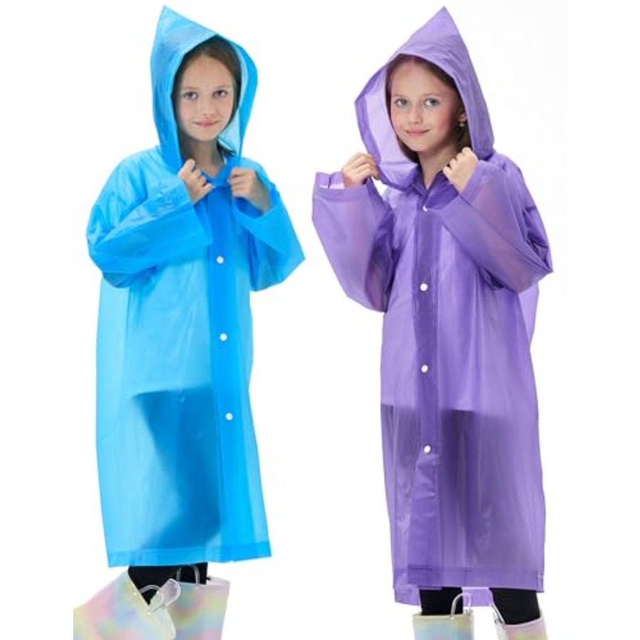 2 Pack Reusable Waterproof Rai – Emergency Poncho Rain recenzja i cena