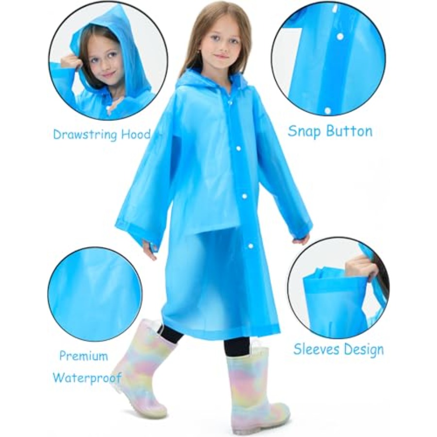 2 Pack Reusable Waterproof Rai – Emergency Poncho Rain recenzja i cena