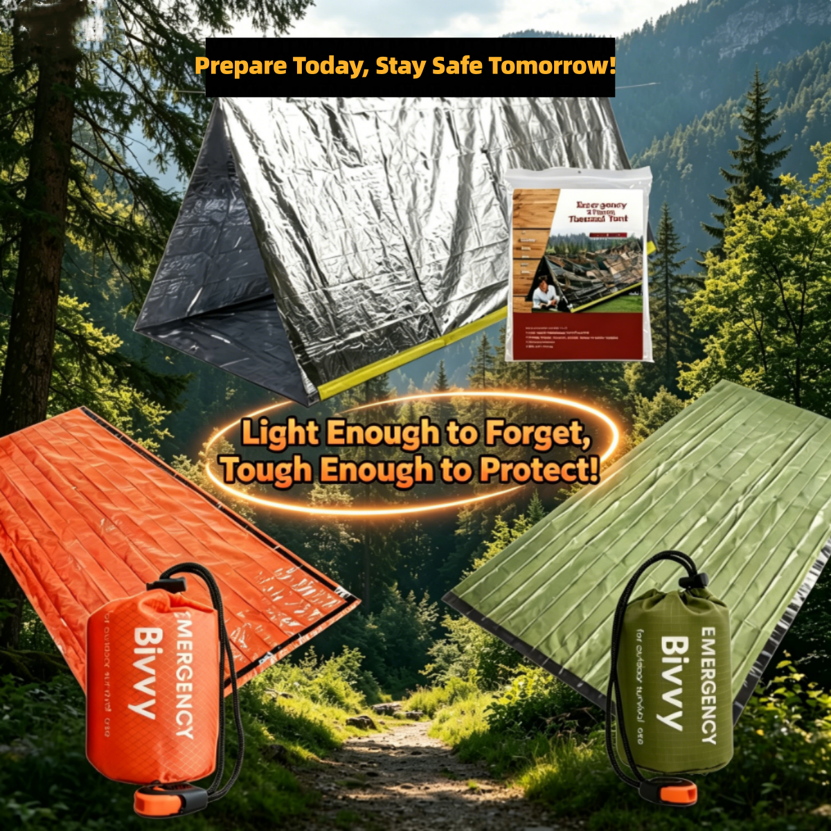 Compact Emergency Thermal Tent – Emergency Mylar Tent recenzja i cena