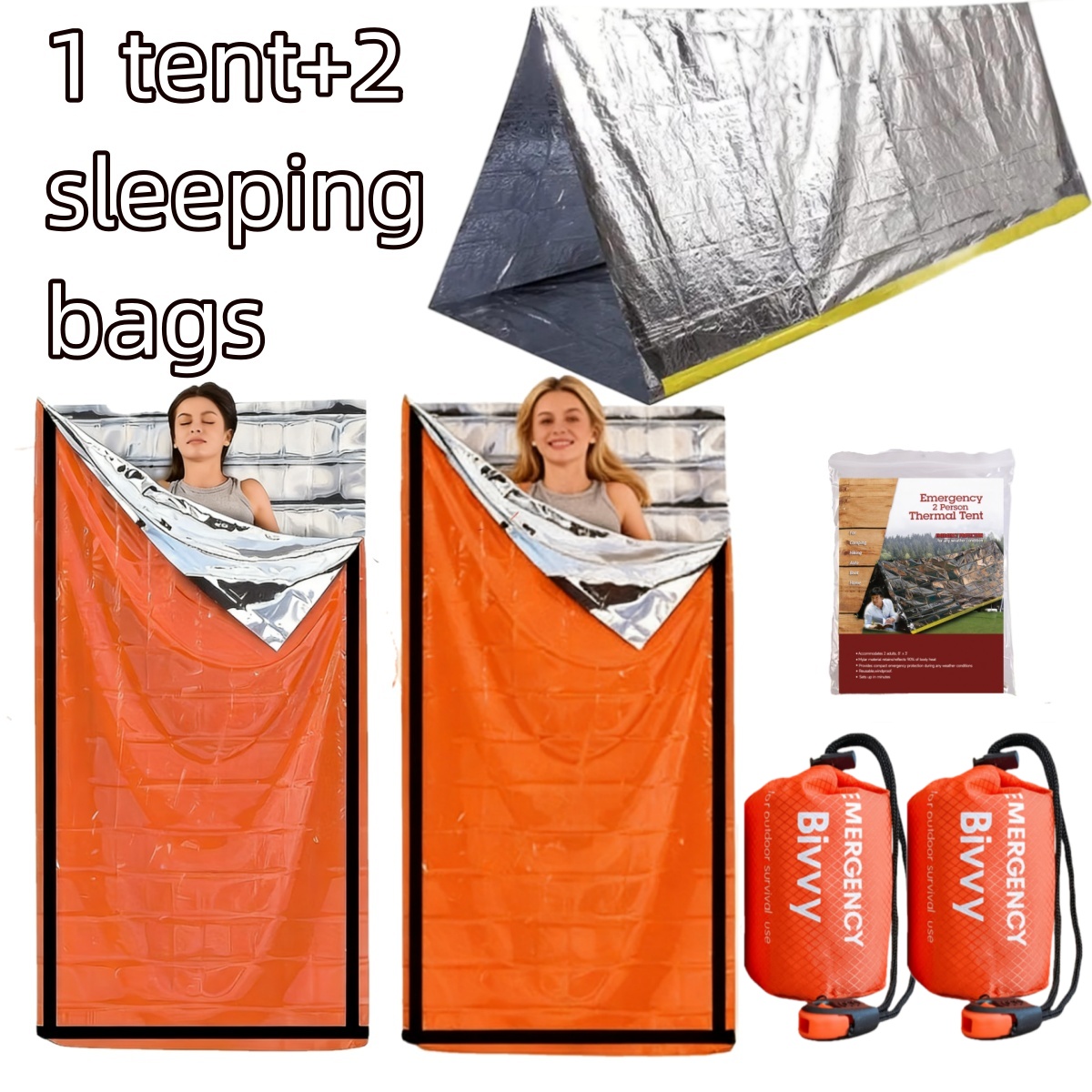 Compact Emergency Thermal Tent – Emergency Mylar Tent recenzja i cena