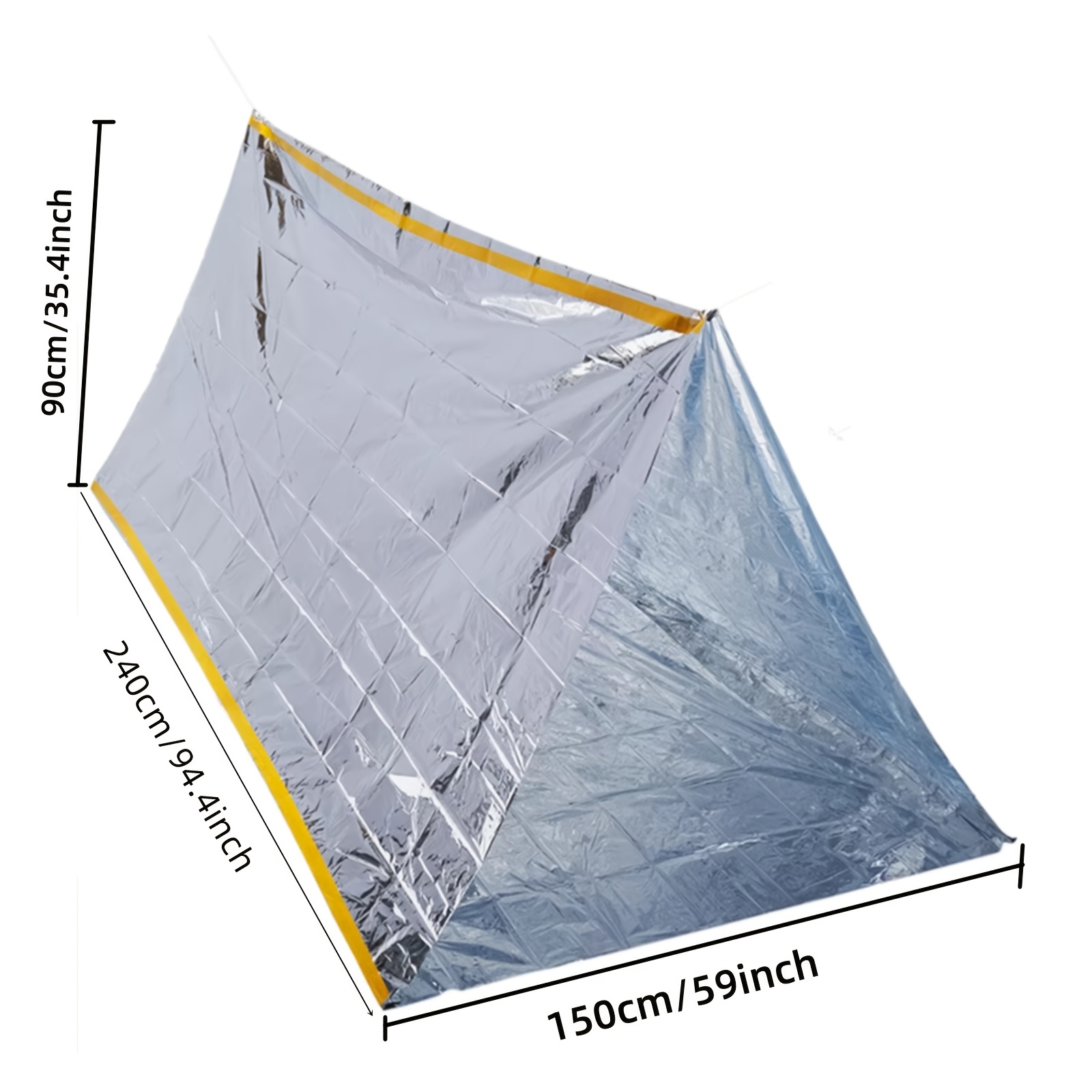 Compact Emergency Thermal Tent – Emergency Mylar Tent recenzja i cena