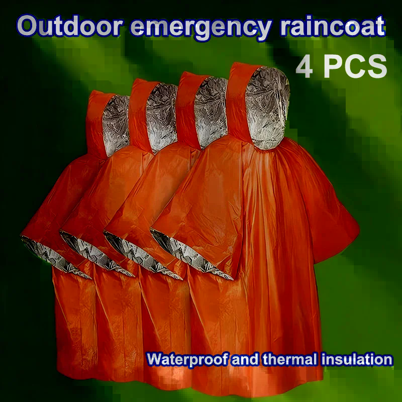 4PCS Emergency Survival Rain H – Survival Blanket Reflective recenzja i cena