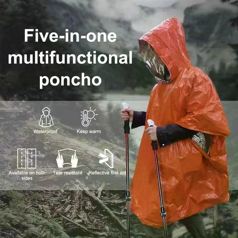 4PCS Emergency Survival Rain H – Survival Blanket Reflective recenzja i cena