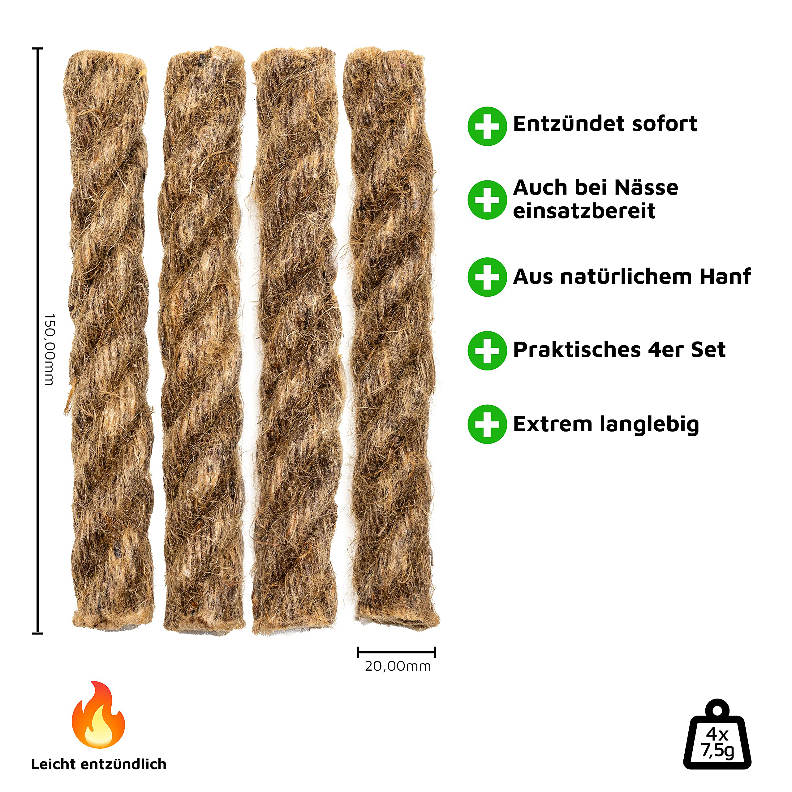 Tinder Rope Natural Tinder Fir – Fire Starting Kit recenzja i cena