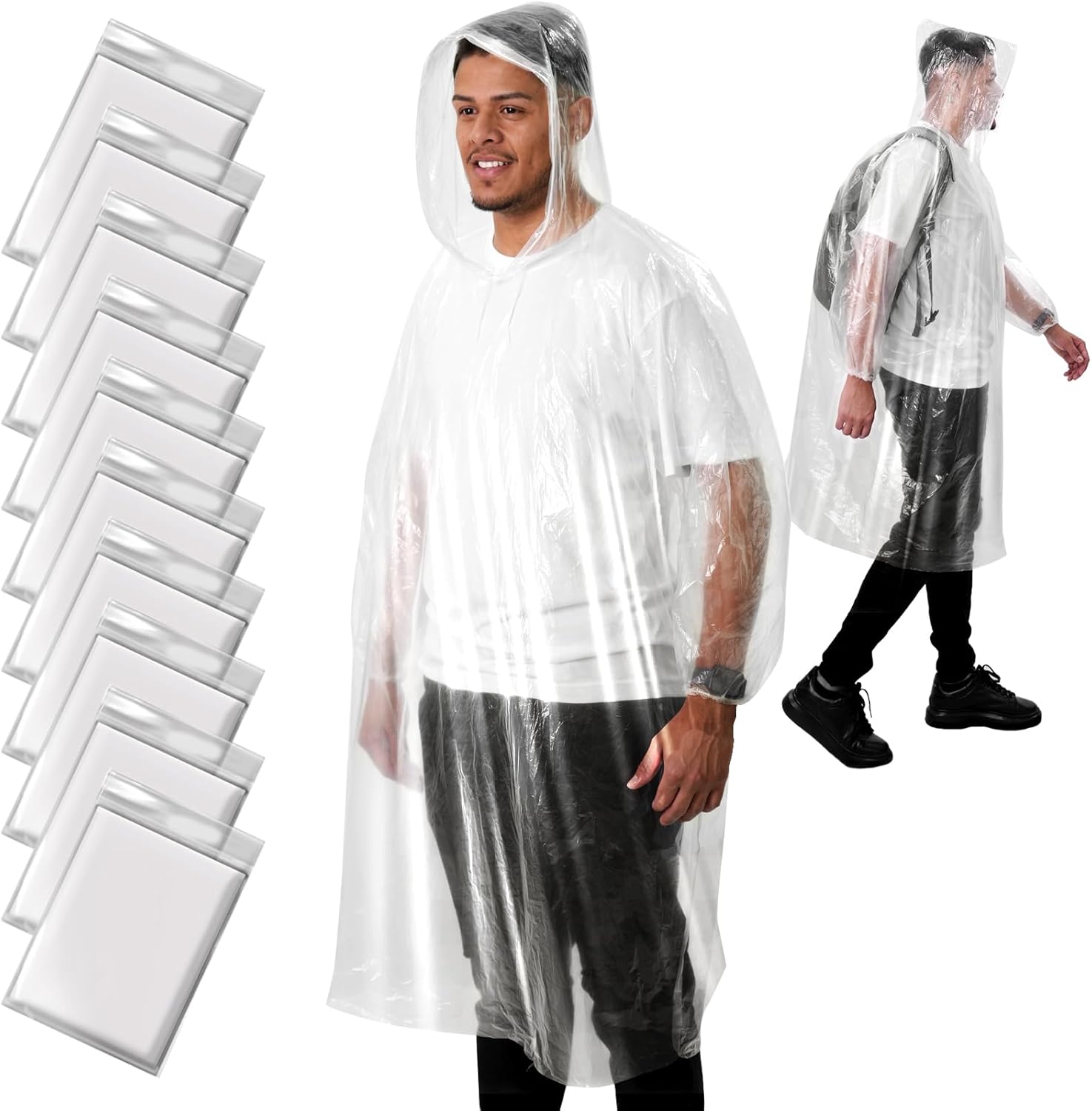 Disposable Rain Poncho for Adu – Emergency Poncho Rain recenzja i cena