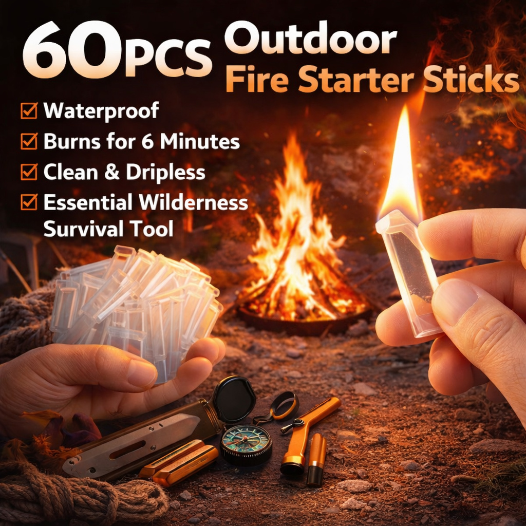 60PCS Waterproof Fire Starter  – Fire Starting Kit recenzja i cena