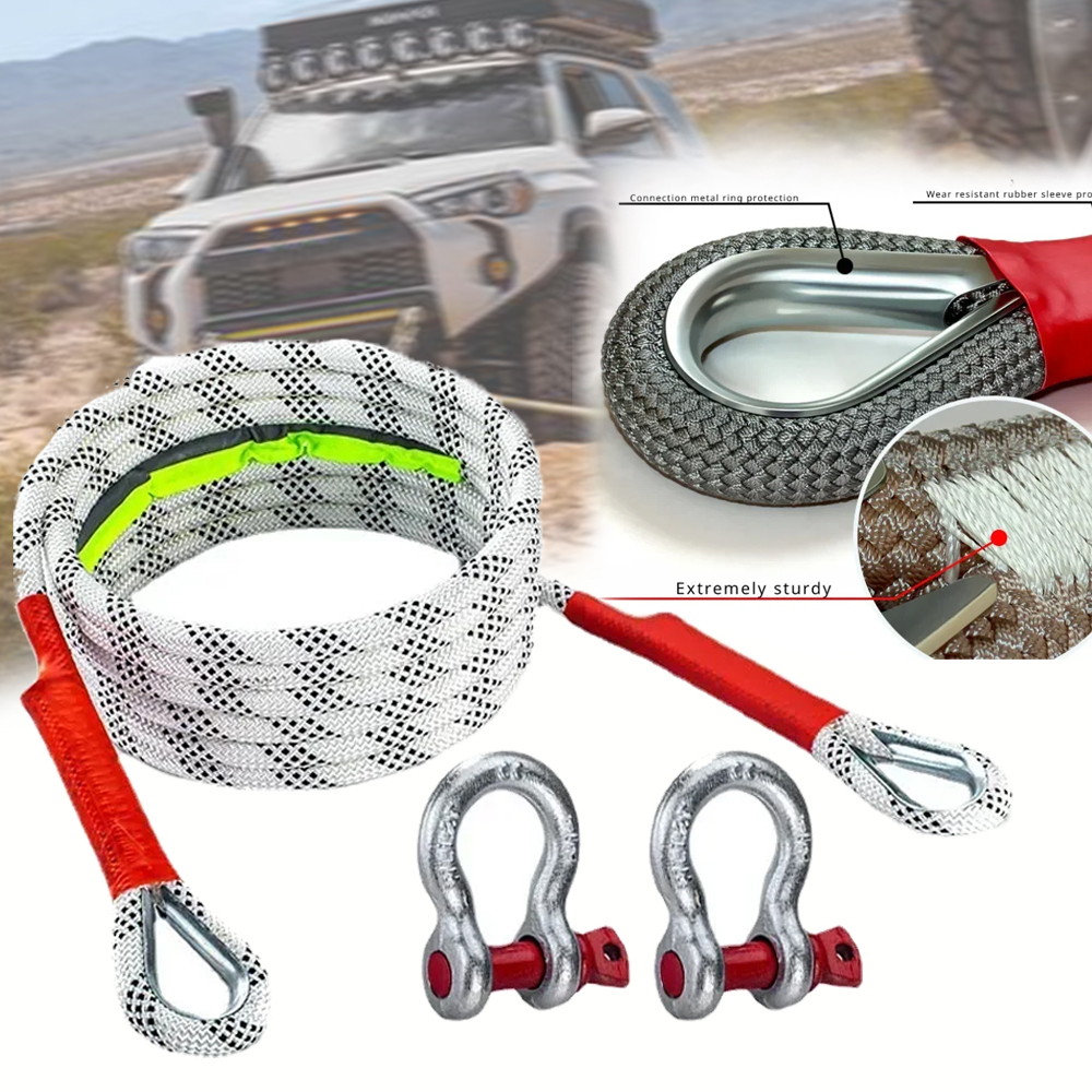 New Car Tow Strap 4x4 Offroad  – Rescue Rope Throw recenzja i cena