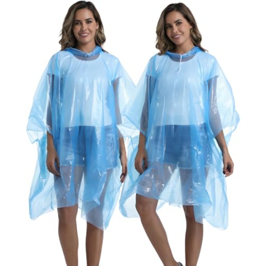 4/6/12 Pack Disposable Rain Po – Emergency Poncho Rain recenzja i cena