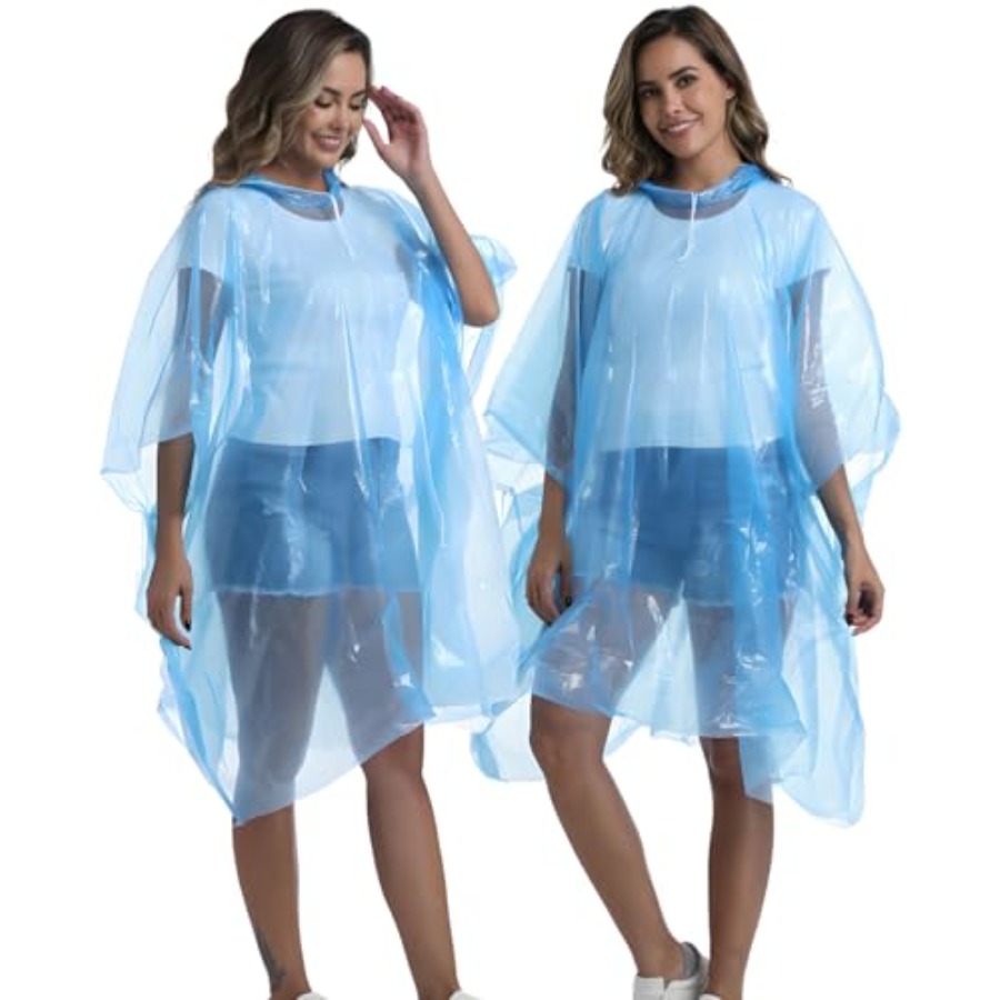 4/6/12 Pack Disposable Rain Po – Emergency Poncho Rain recenzja i cena