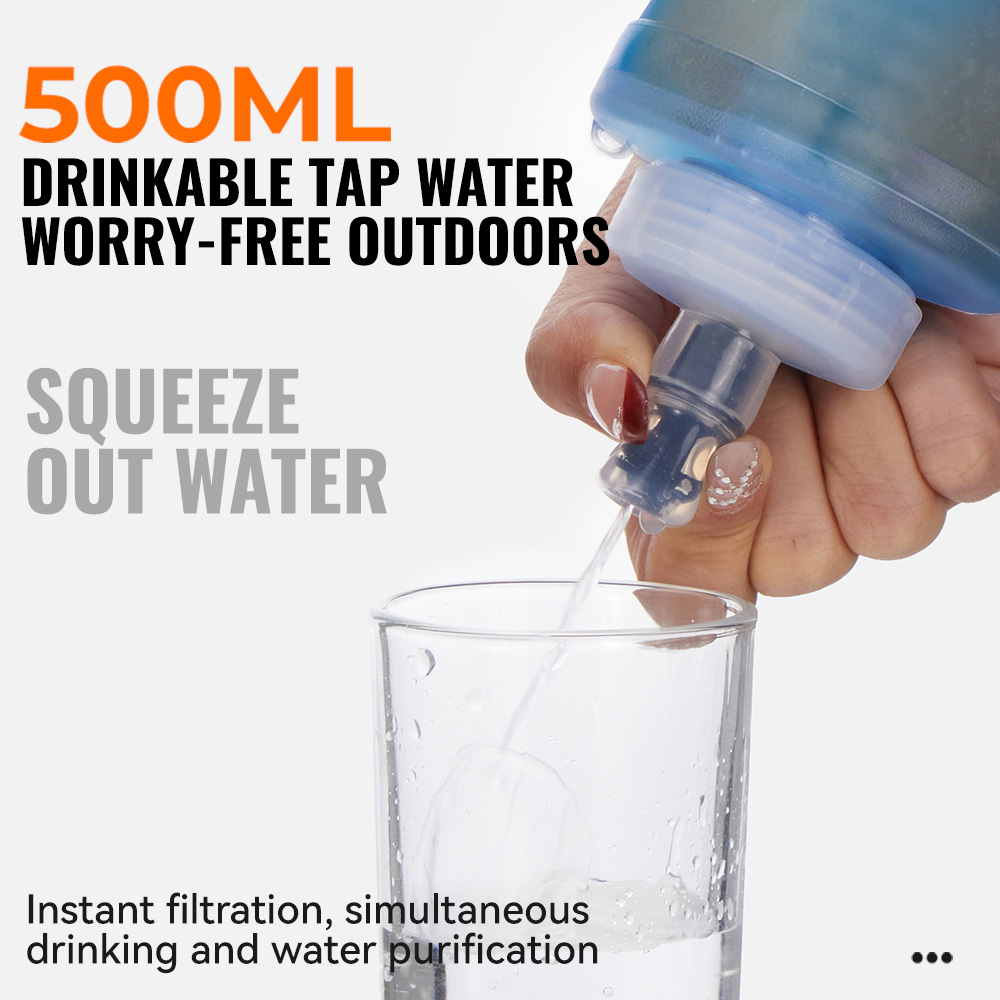 WRELS Water Filter Bottle Coll – Water Bag Collapsible recenzja i cena