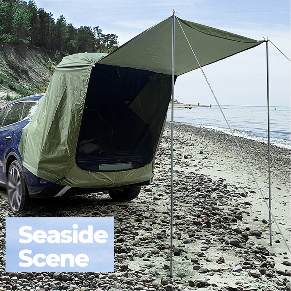 Outdoor Car Rear Tent Camping  – Emergency Mylar Tent recenzja i cena