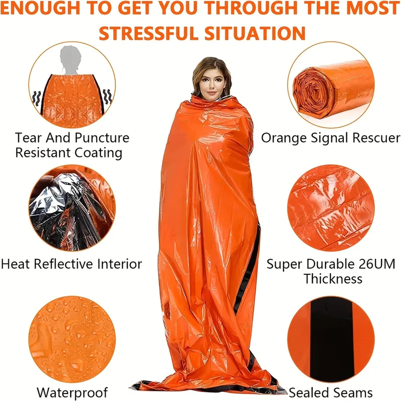 Portable Waterproof Emergency  – Emergency Mylar Tent recenzja i cena