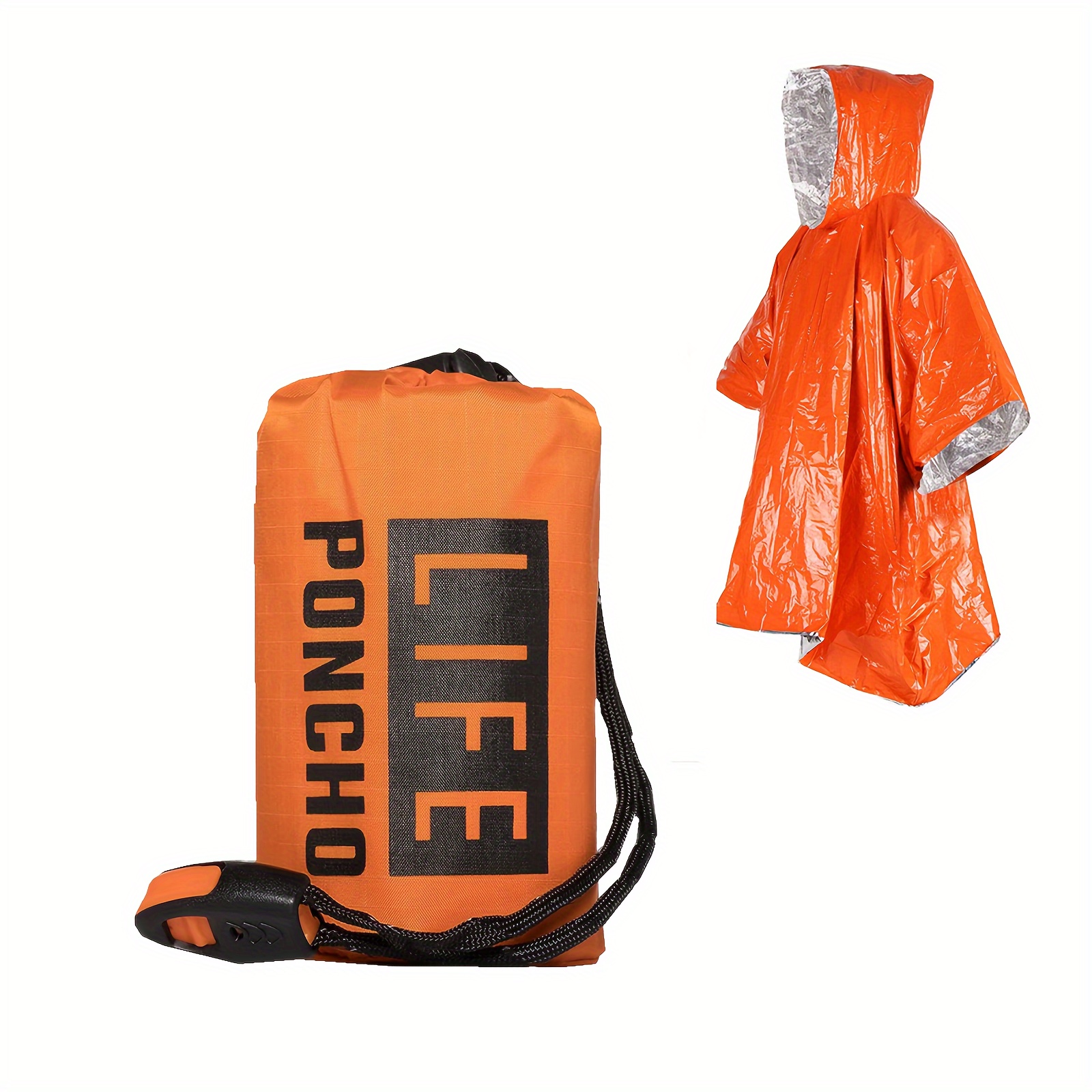Emergency Survival Rain Poncho – Survival Blanket Reflective recenzja i cena
