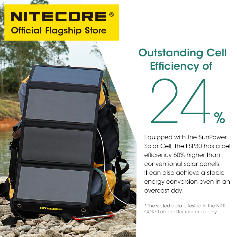 NITECORE FSP30 30W Portable So – Solar Emergency Charger recenzja i cena