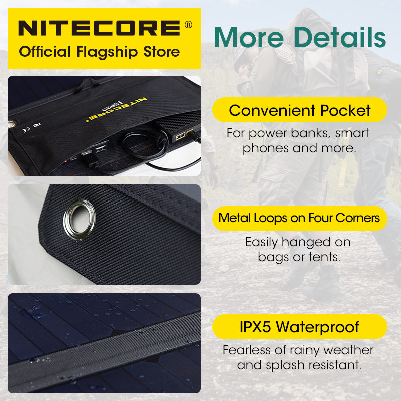 NITECORE FSP30 30W Portable So – Solar Emergency Charger recenzja i cena