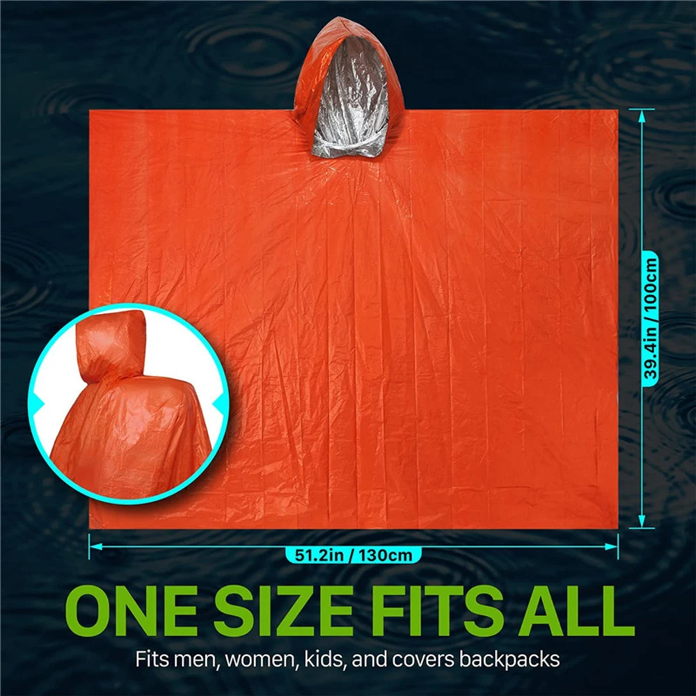 LIFE Emergency Survival Poncho – Survival Blanket Reflective recenzja i cena