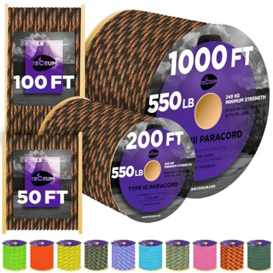 Reflective Paracord Rope 1000  – Para Cord 1000Ft recenzja i cena