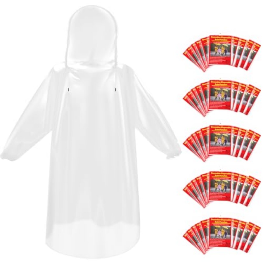 and and Disposable Rain Poncho – Emergency Poncho Rain recenzja i cena