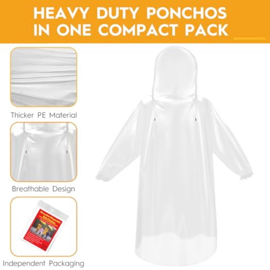 and and Disposable Rain Poncho – Emergency Poncho Rain recenzja i cena