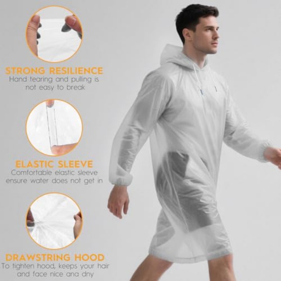 and and Disposable Rain Poncho – Emergency Poncho Rain recenzja i cena