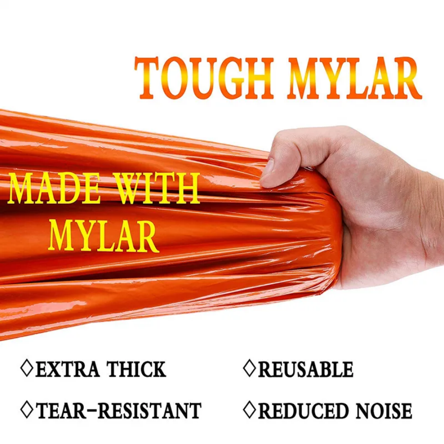 Emergency Sleeping Bag, Mylar  – Emergency Mylar Tent recenzja i cena