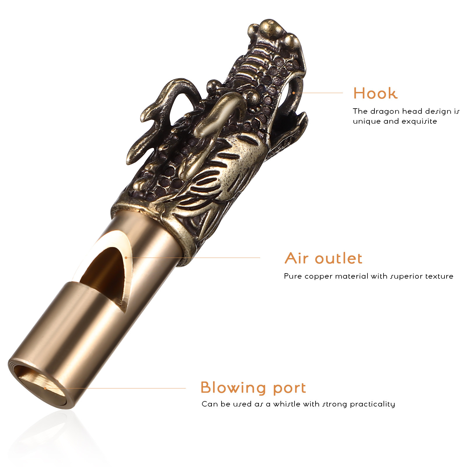 3Pcs Chinese Dragon Whistles B – Emergency Whistle Loud recenzja i cena