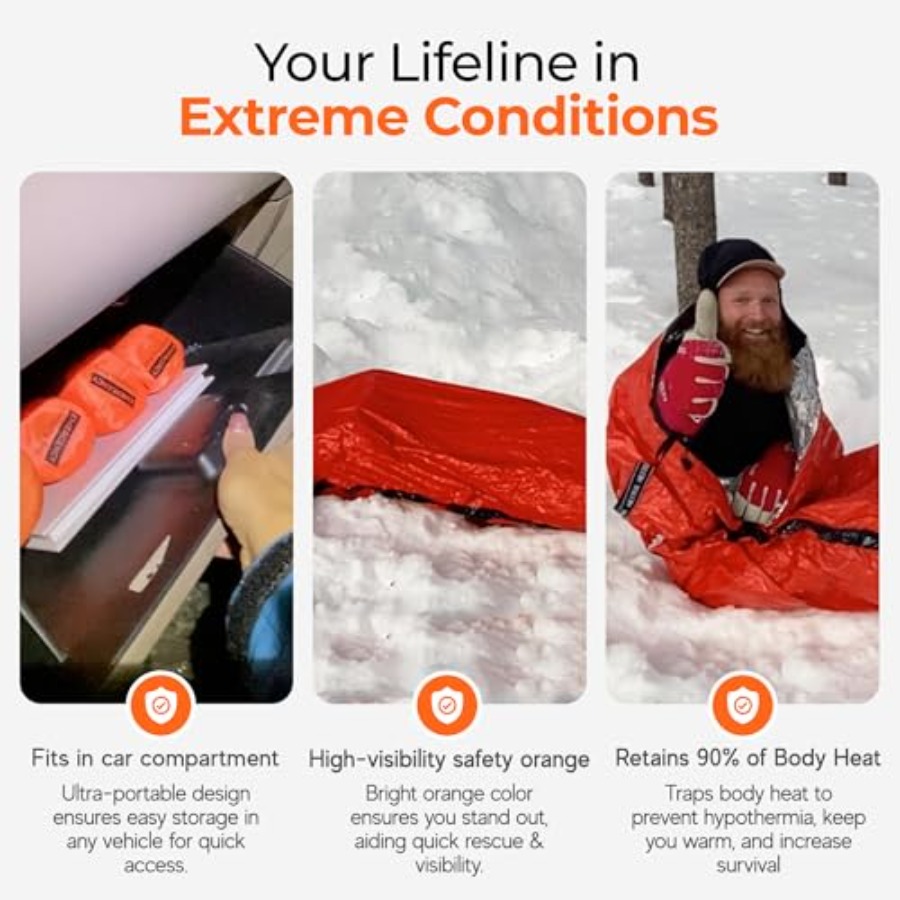 Emergency Sleeping Bag Ultrali – Emergency Mylar Tent recenzja i cena