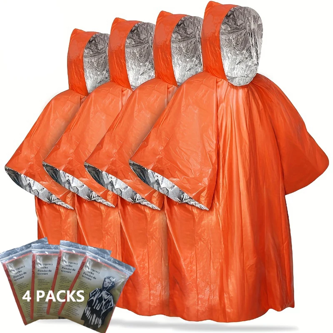Emergency Rain Poncho with Hoo – Emergency Mylar Tent recenzja i cena