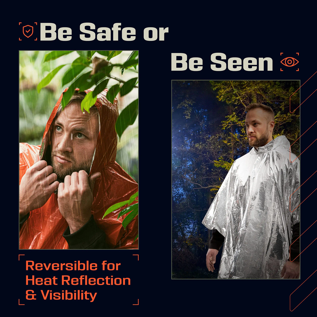 Emergency Rain Poncho with Hoo – Emergency Mylar Tent recenzja i cena